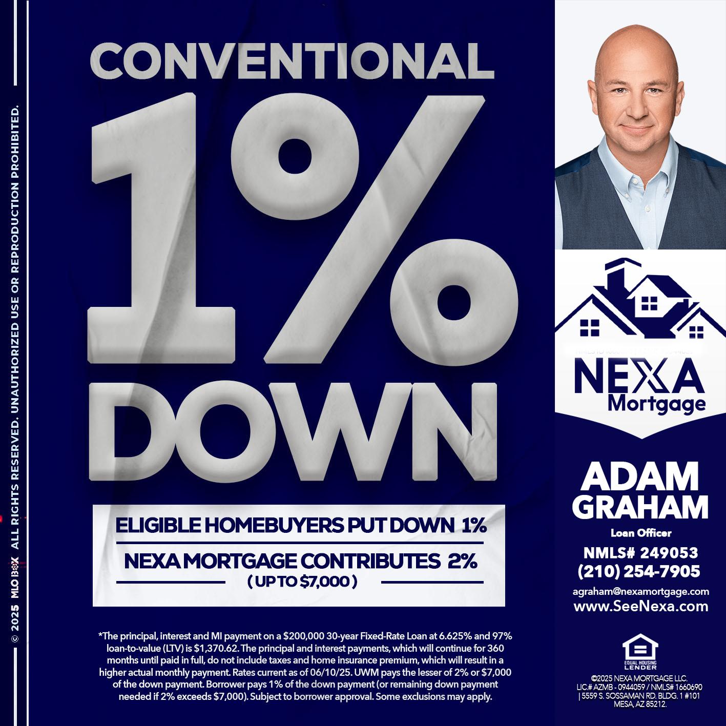 CONVENTIONAL - Adam Graham -Mortgage Loan Advisor