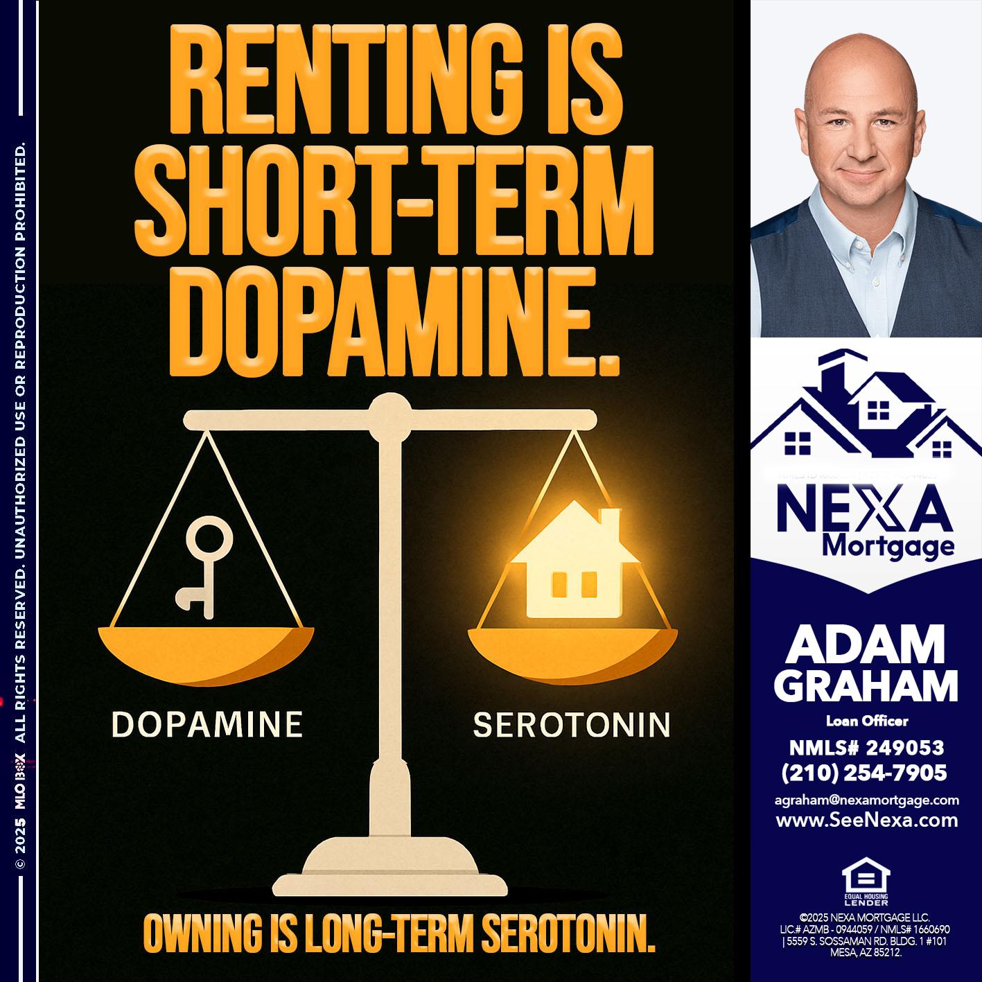 RENTING IS SHORT TERM - Adam Graham -Mortgage Loan Advisor