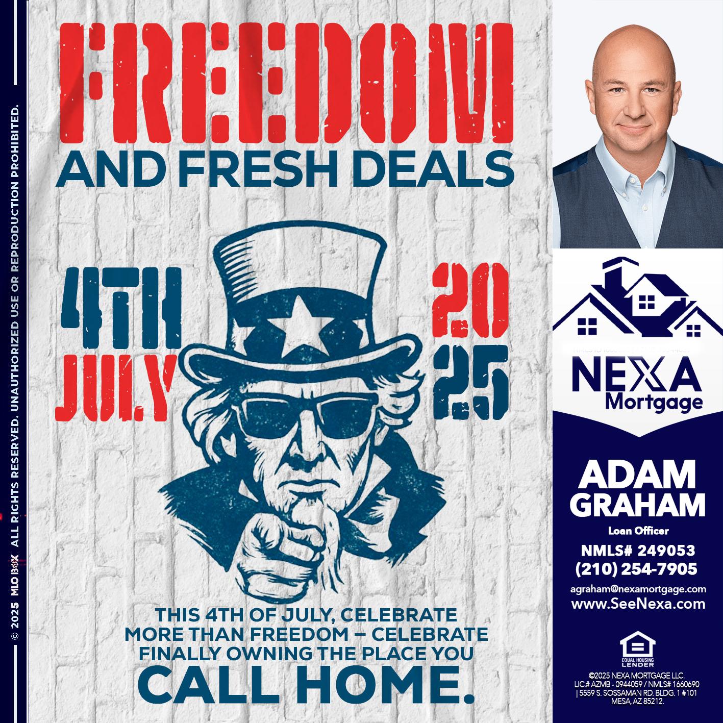 FREEDOM - Adam Graham -Mortgage Loan Advisor