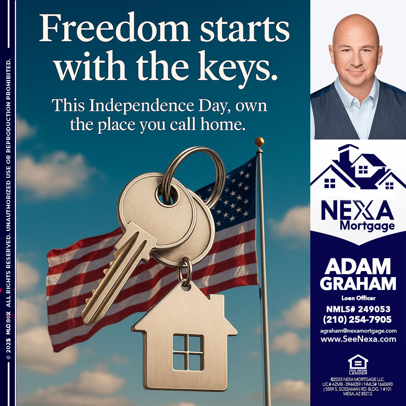 FREEDOM STARTS - Adam Graham -Mortgage Loan Advisor