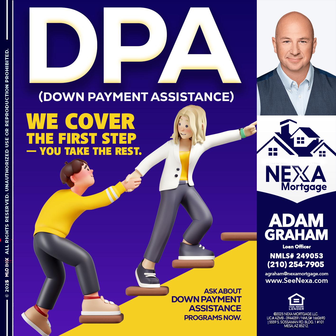 DPA LOANS - Adam Graham -Mortgage Loan Advisor
