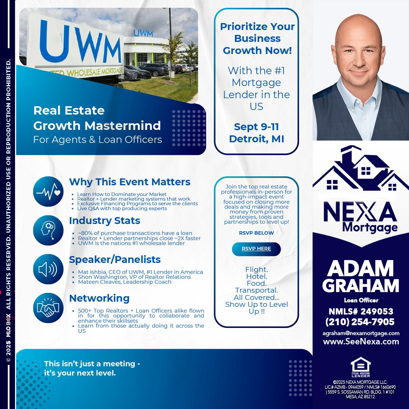 DETROIT TRIP - Adam Graham -Mortgage Loan Advisor