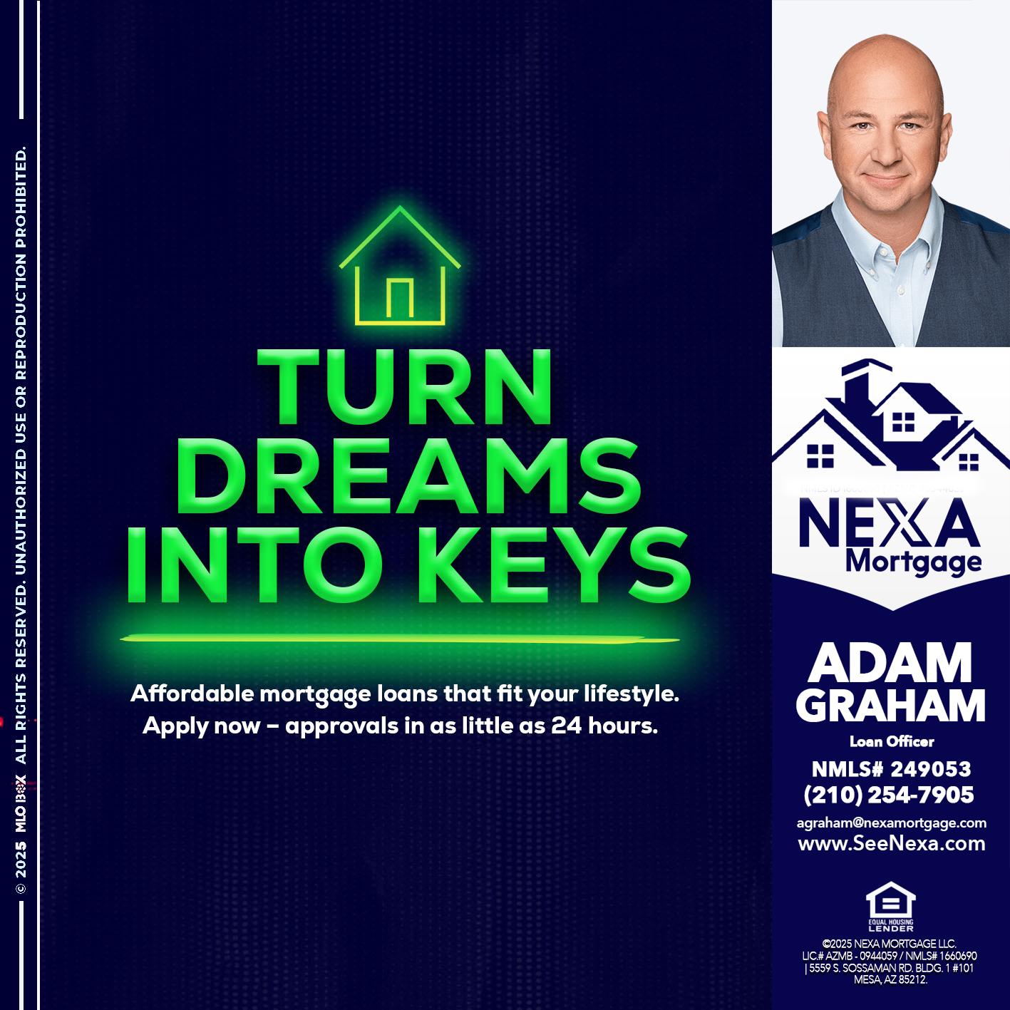 turn dreams - Adam Graham -Mortgage Loan Advisor