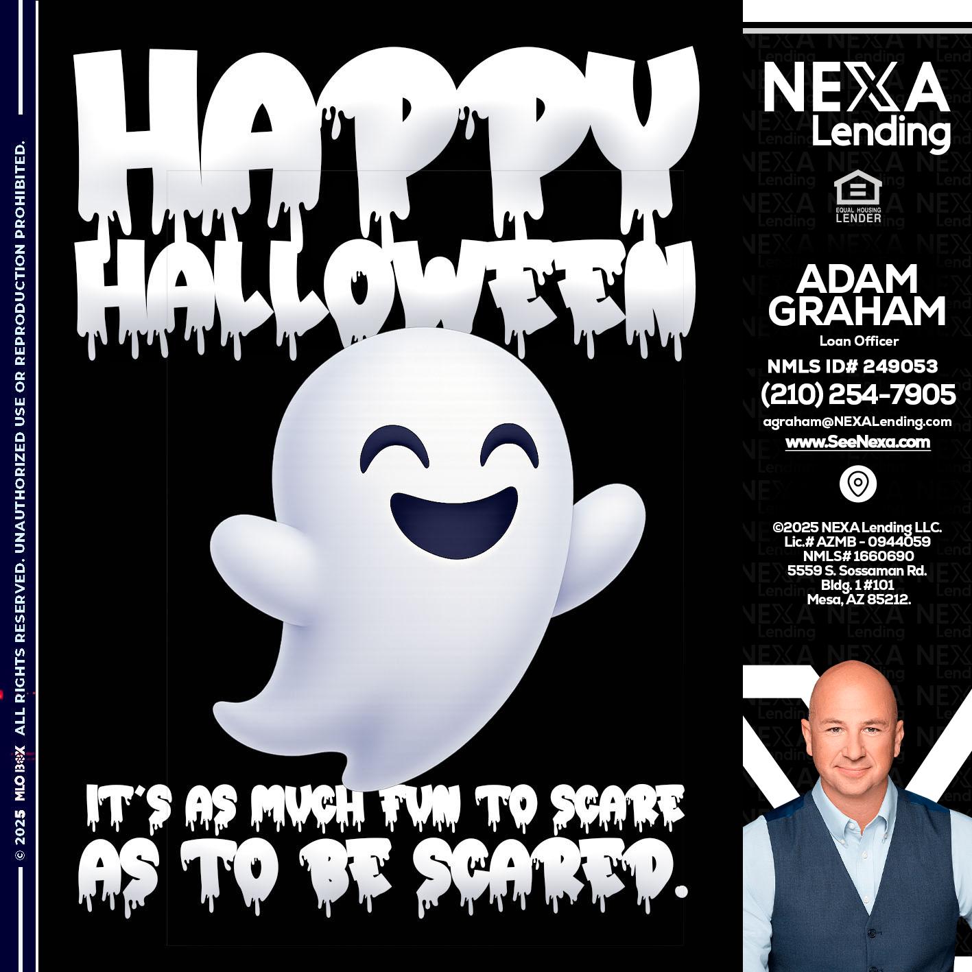 HAPPY HALLOWEEN - Adam Graham -Mortgage Loan Advisor