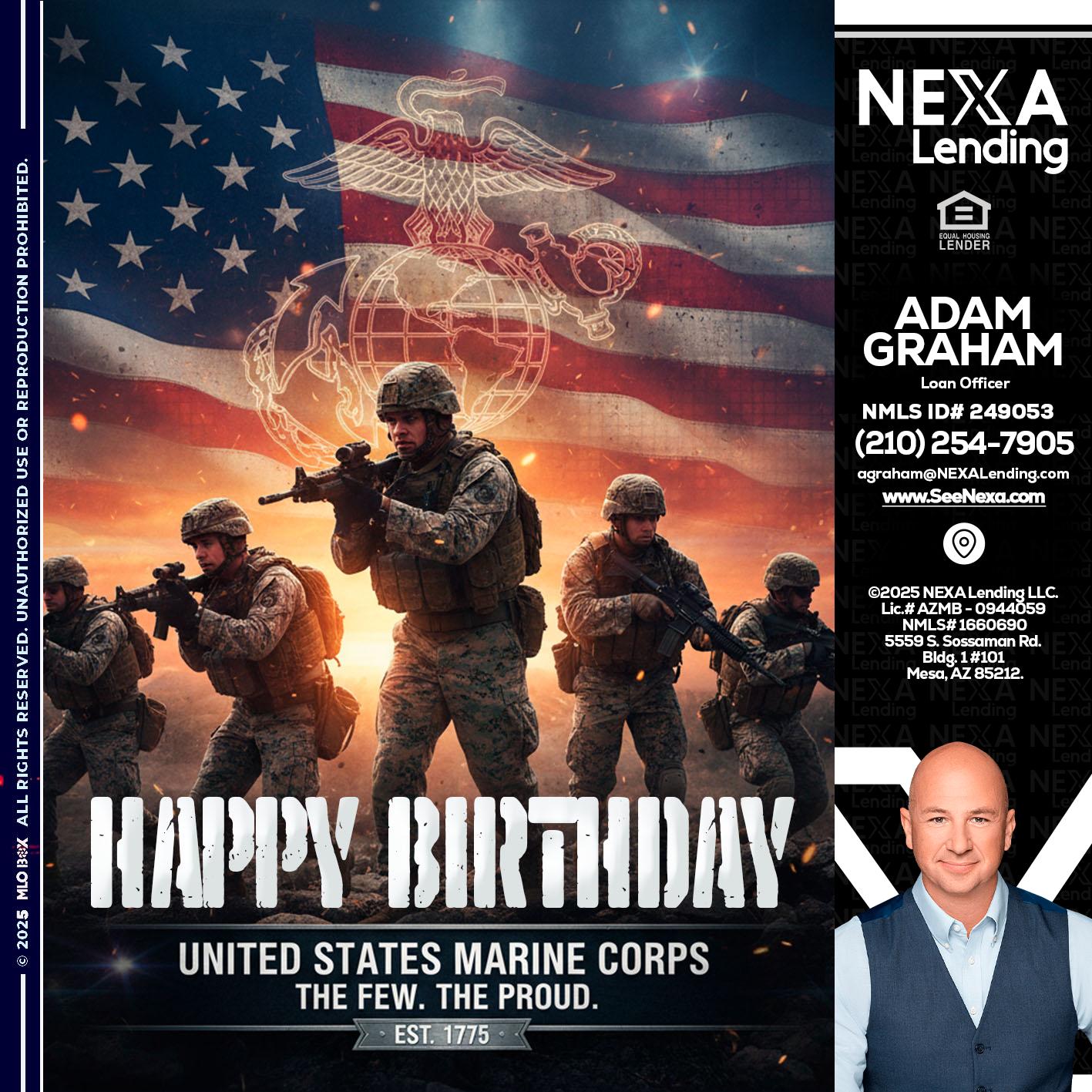 happy birthday - Adam Graham -Mortgage Loan Advisor