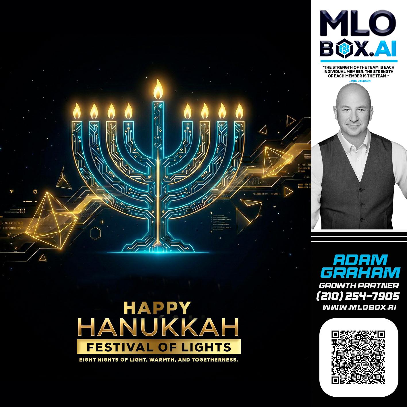 happy Hanukkah - Adam Graham -Mortgage Loan Advisor