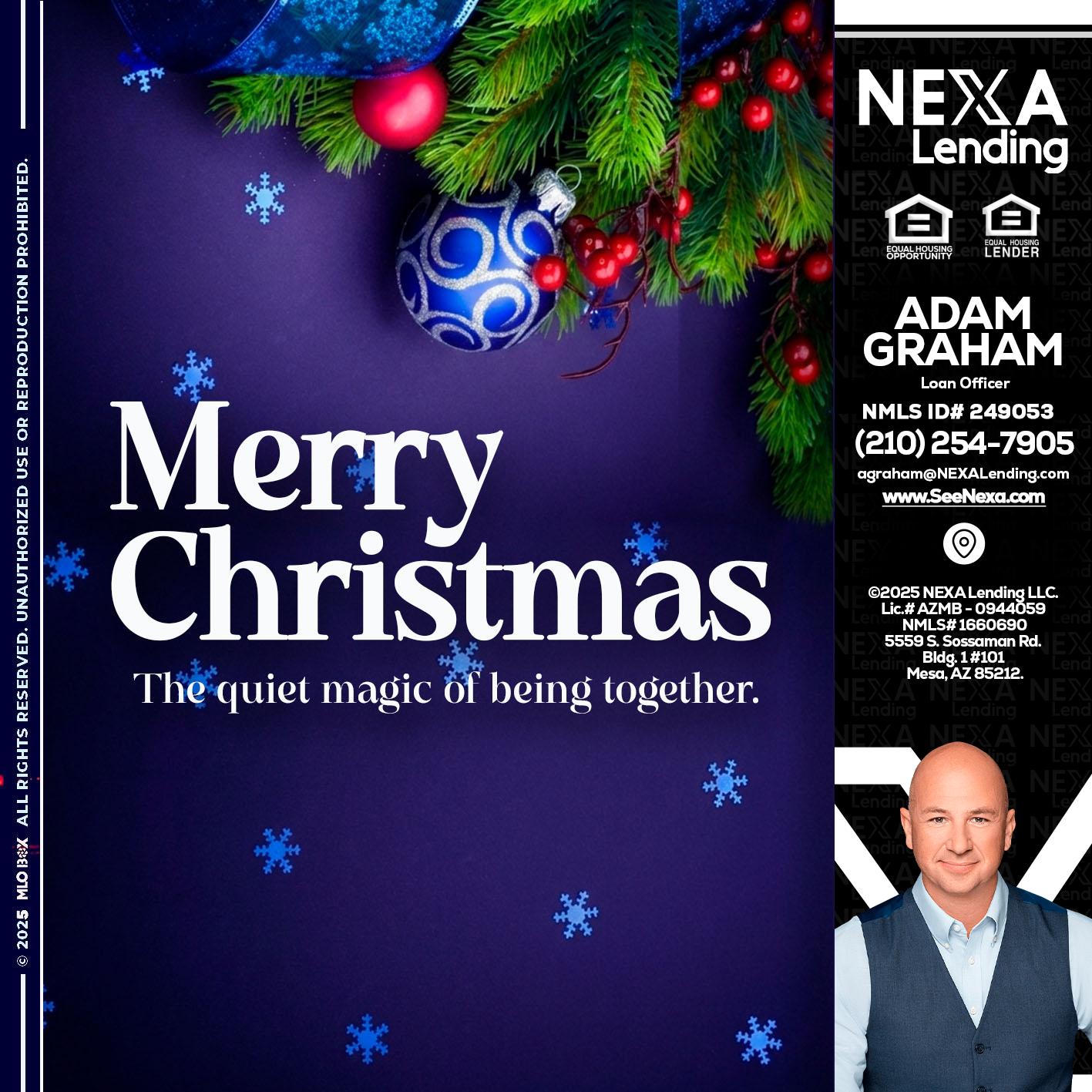 merry christmas - Adam Graham -Mortgage Loan Advisor