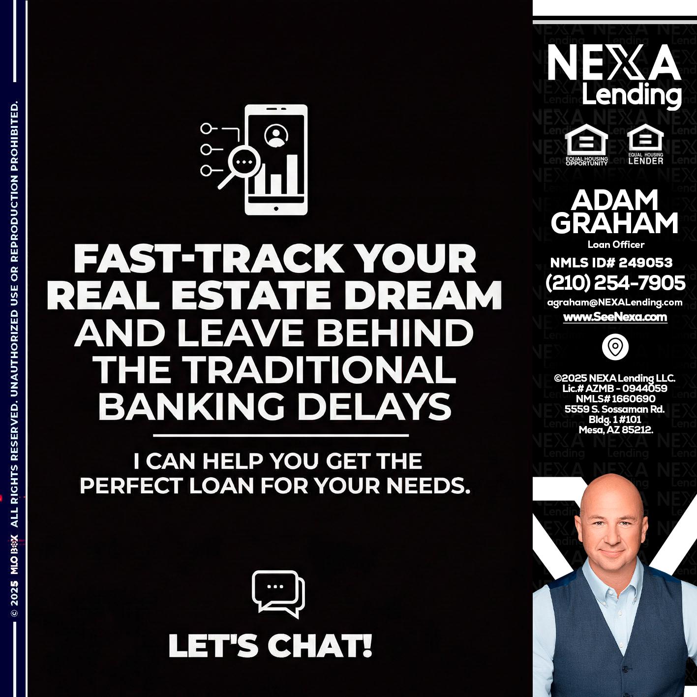 FAST TRACK - Adam Graham -Mortgage Loan Advisor