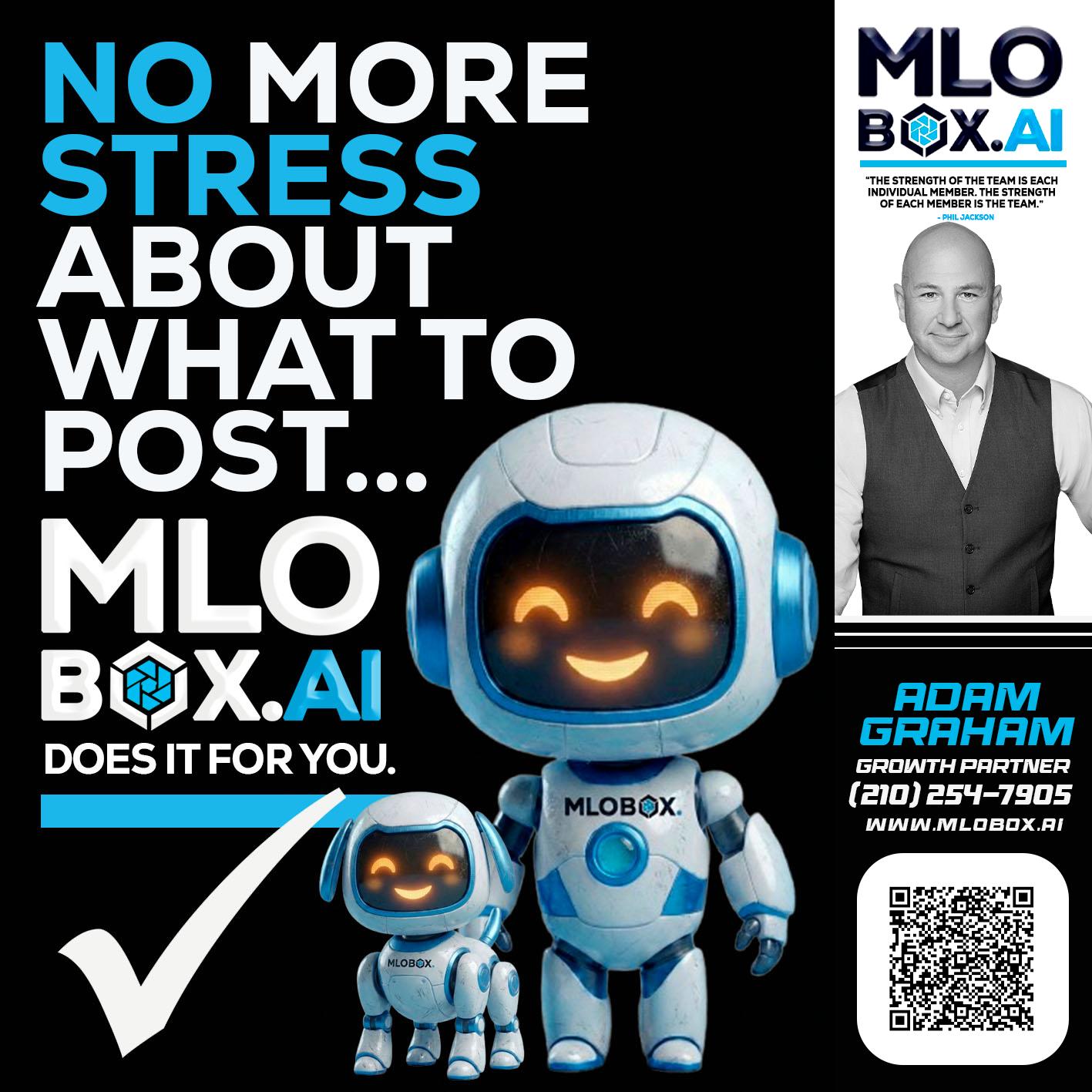 NO MORE STRESS - Adam Graham -Mortgage Loan Advisor