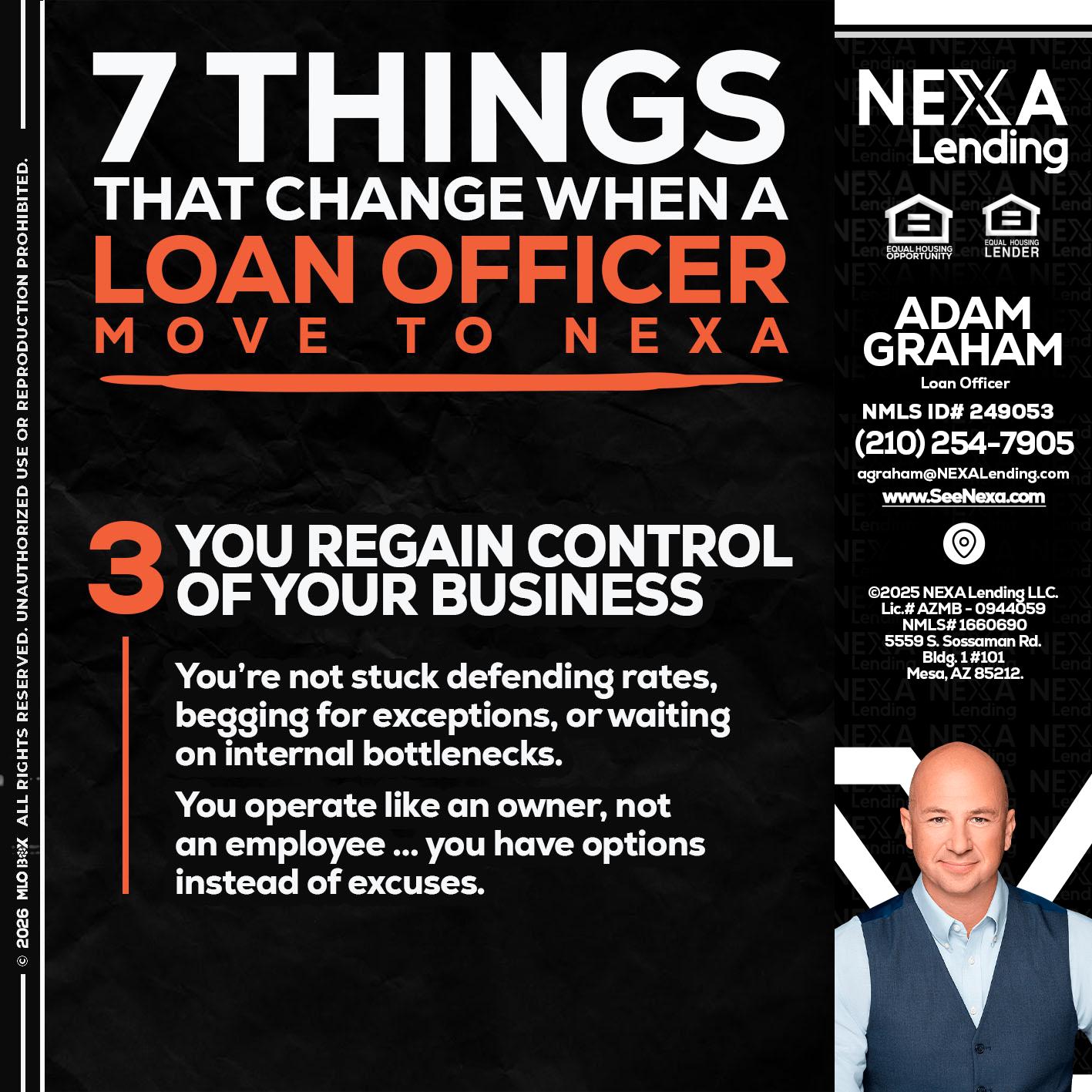 7 things (3) - Adam Graham -Mortgage Loan Advisor