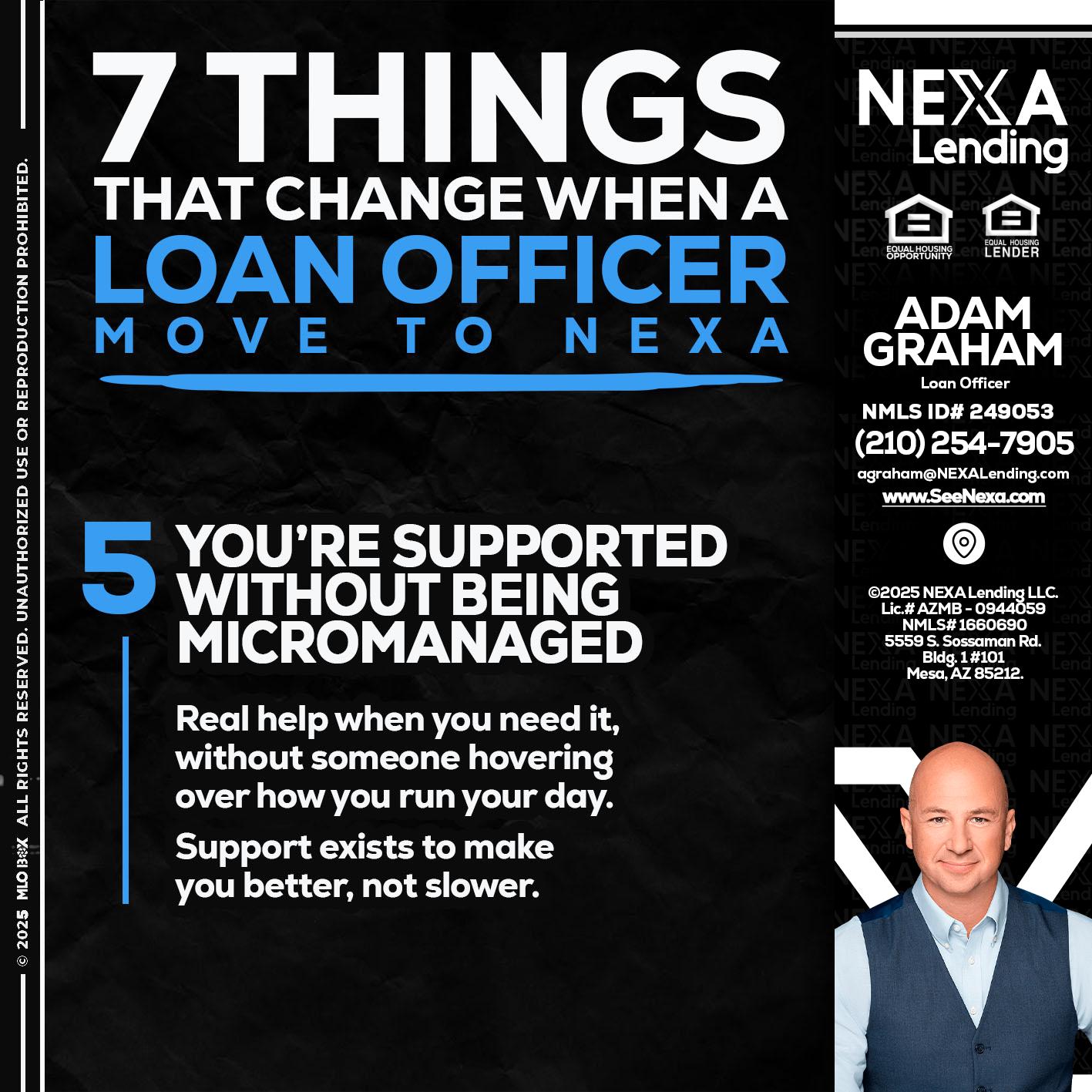 7 THINGS (5) - Adam Graham -Mortgage Loan Advisor