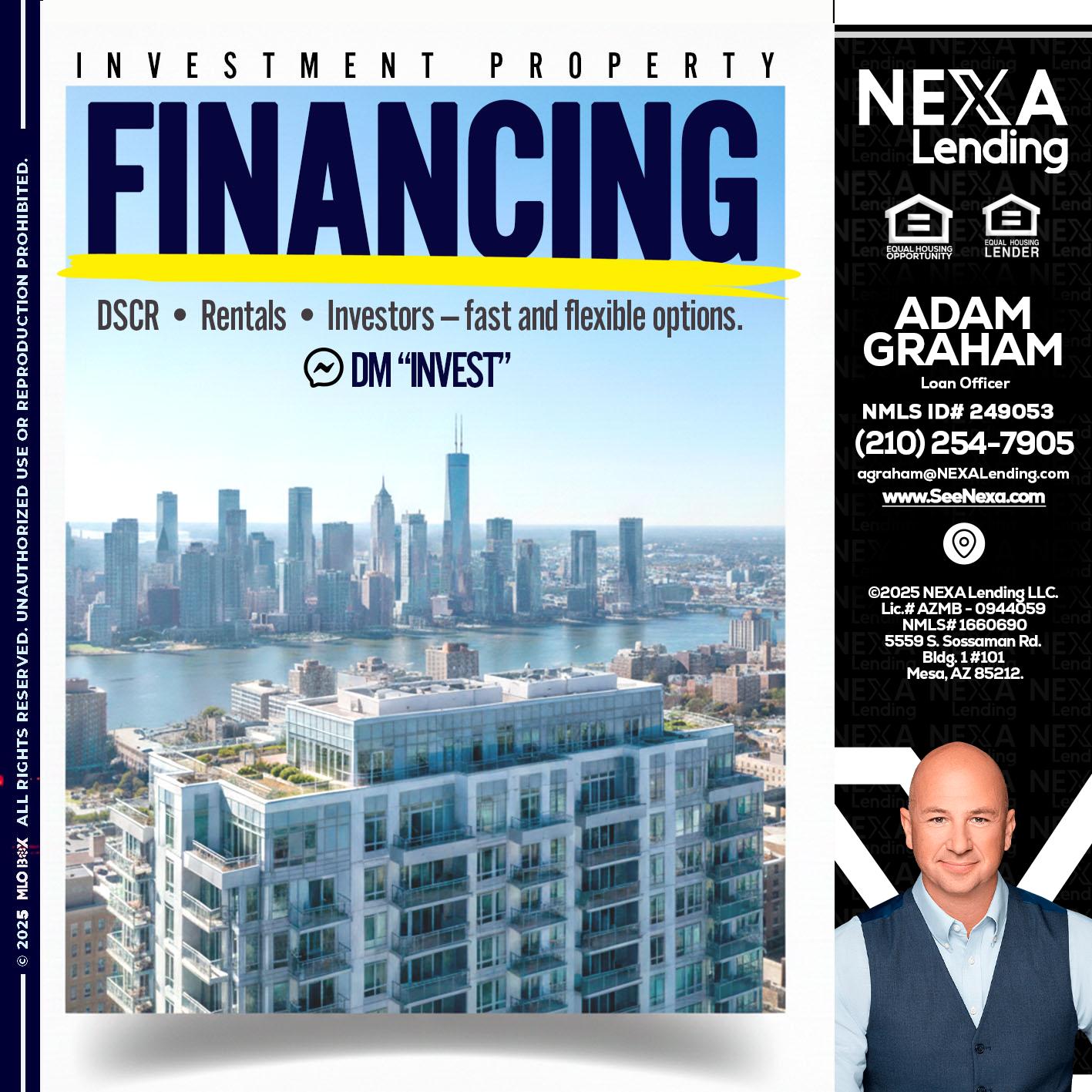 FINANCING - Adam Graham -Mortgage Loan Advisor