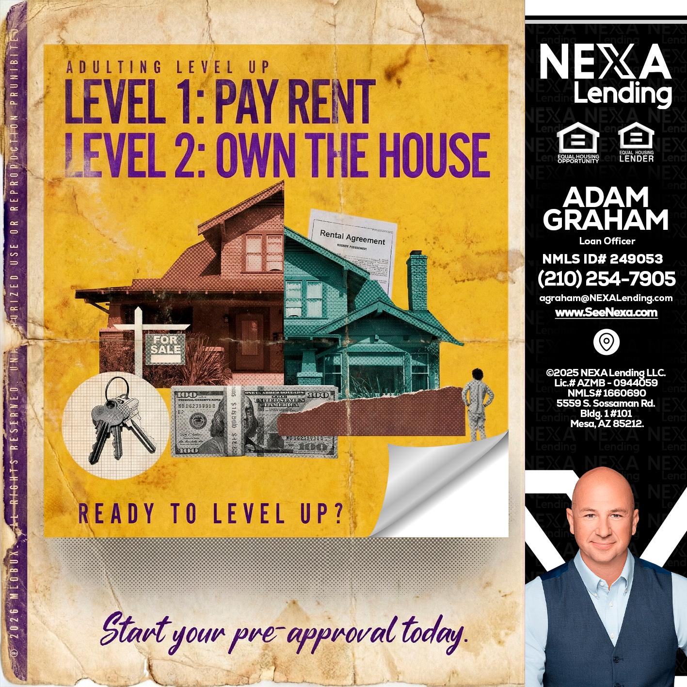 LEVEL 1 - Adam Graham -Mortgage Loan Advisor