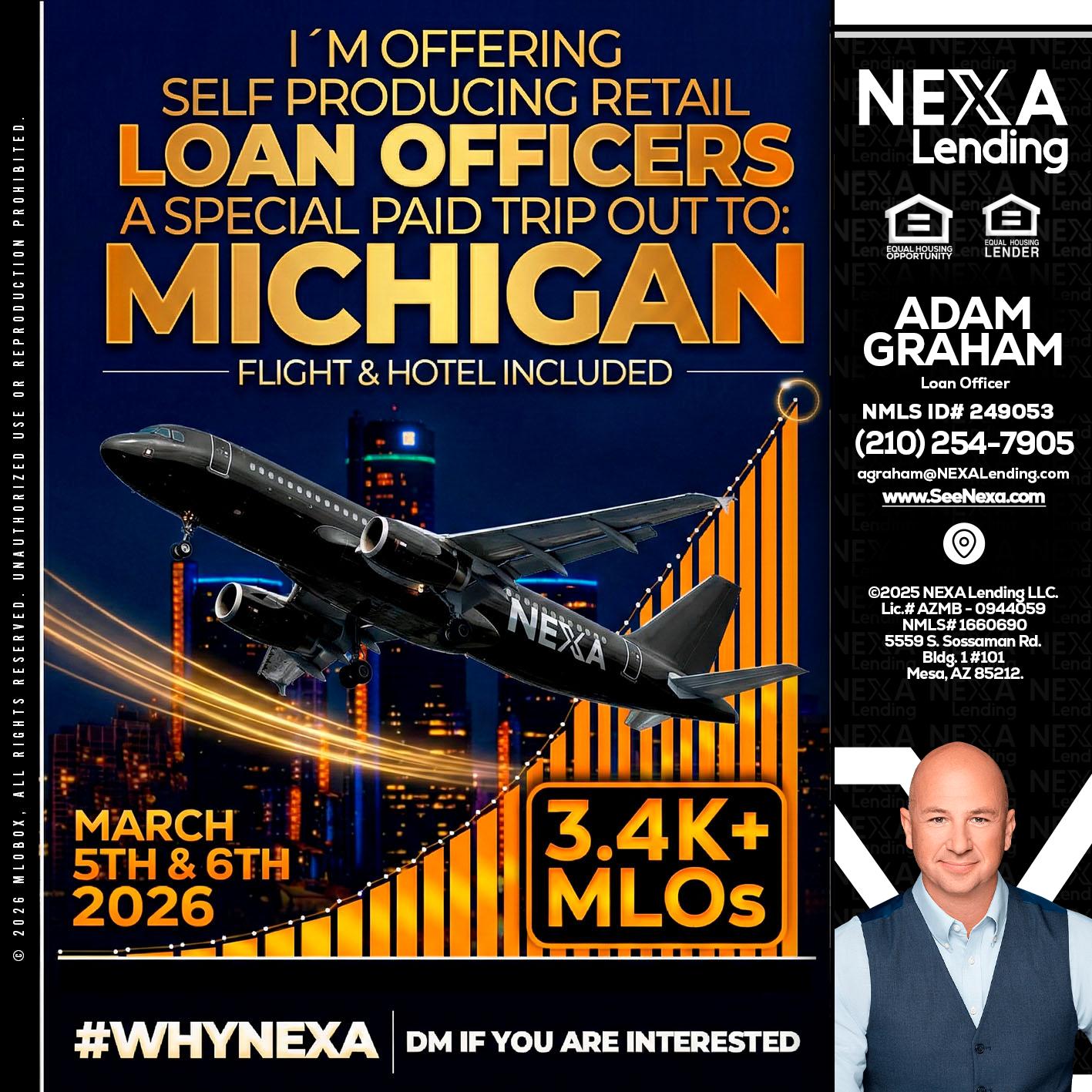 MICHIGAN - Adam Graham -Mortgage Loan Advisor