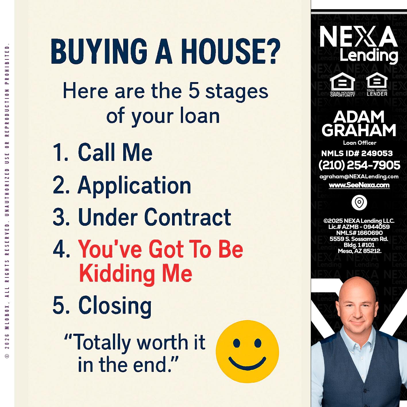 BUYING A HOUSE - Adam Graham -Mortgage Loan Advisor