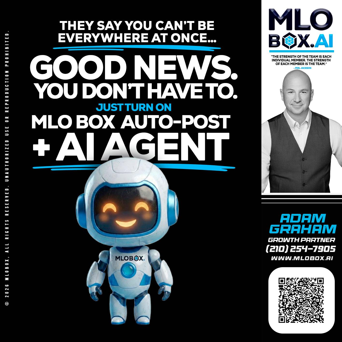 GOOD NEWS - Adam Graham -Mortgage Loan Advisor