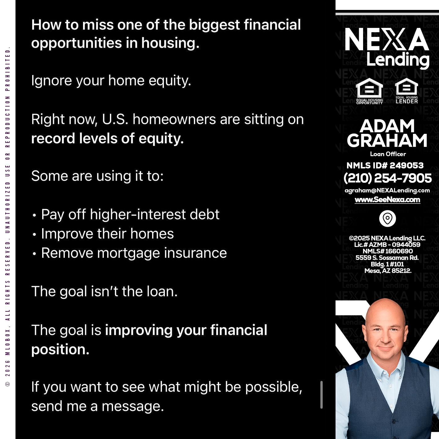 how to miss - Adam Graham -Mortgage Loan Advisor