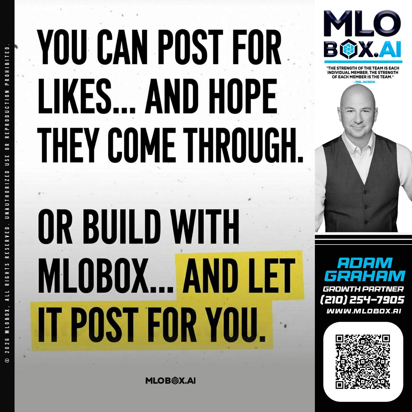 you can post - Adam Graham -Mortgage Loan Advisor