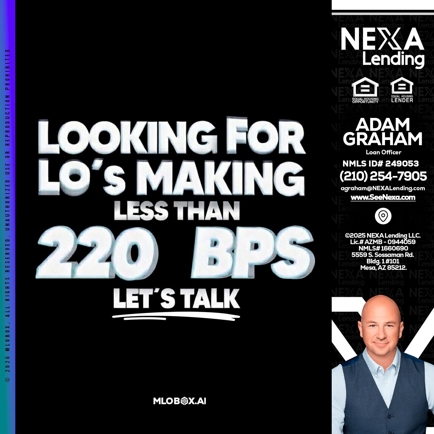 LOOKING FOR - Adam Graham -Mortgage Loan Advisor