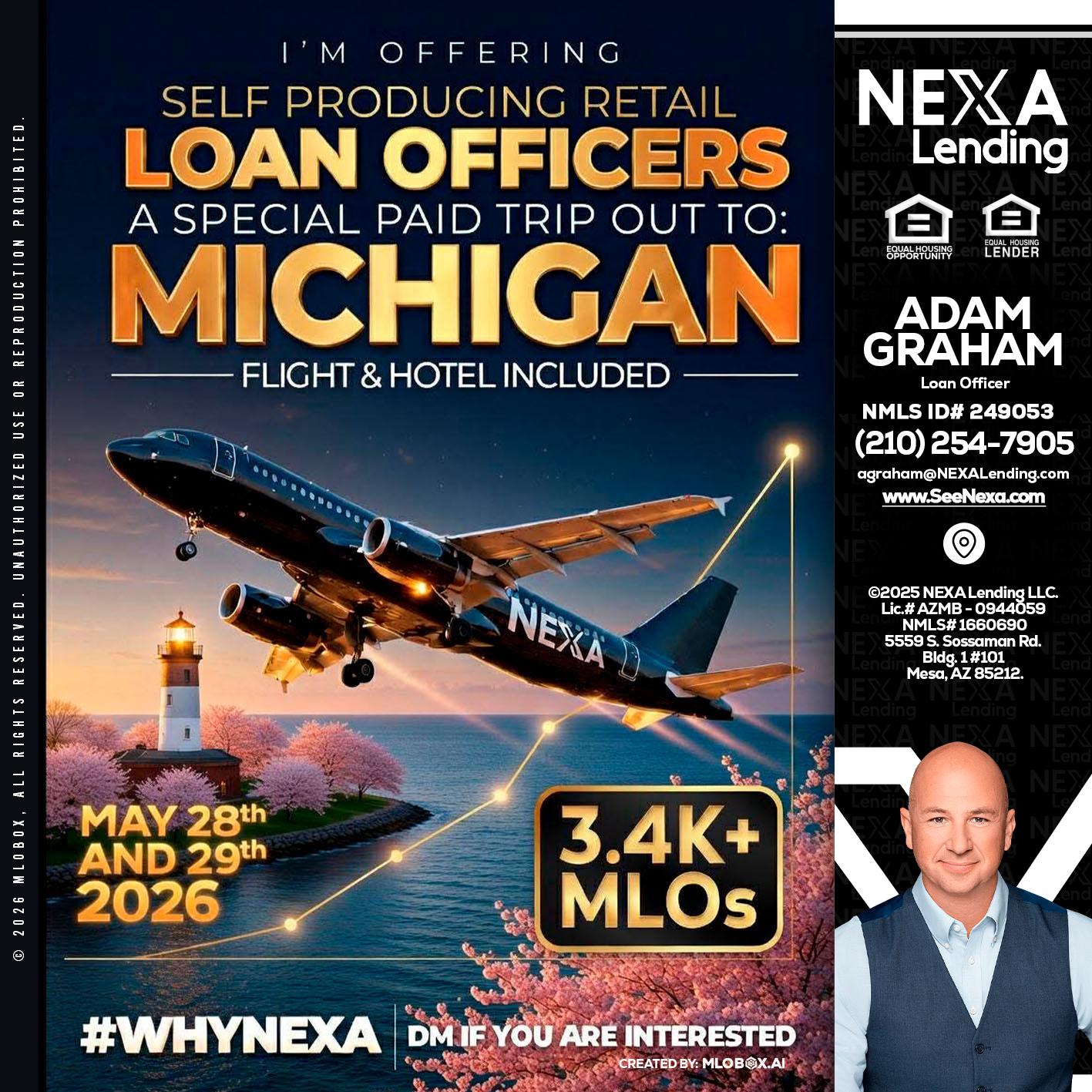 MICHIGAN TRIP - Adam Graham -Mortgage Loan Advisor