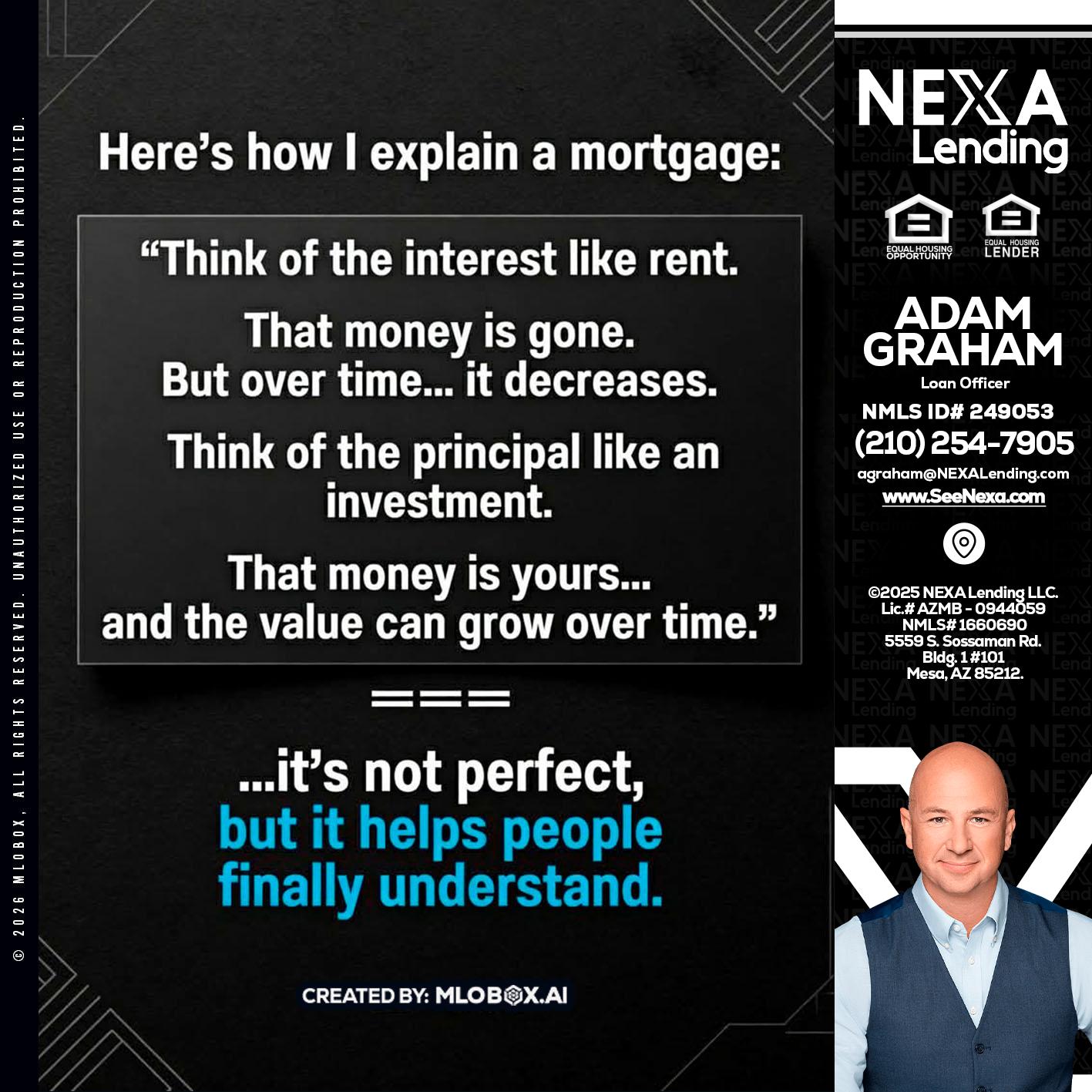 HERES NOW - Adam Graham -Mortgage Loan Advisor