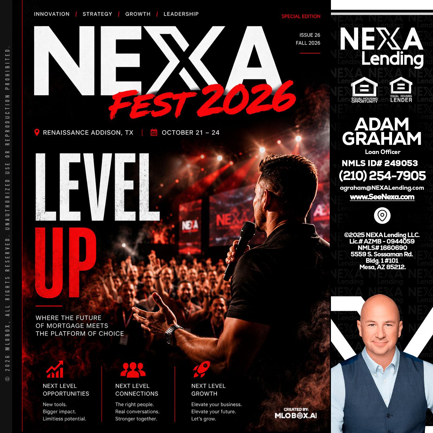 NEXA FEST 2026 - Adam Graham -Mortgage Loan Advisor