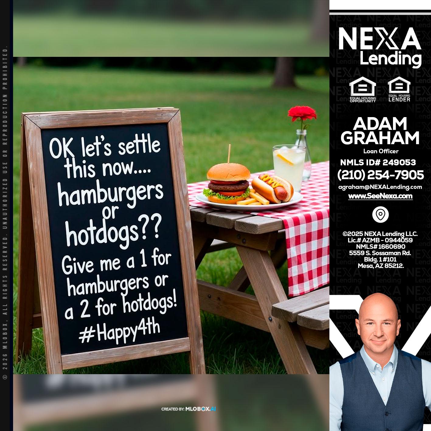 let settle this - Adam Graham -Mortgage Loan Advisor