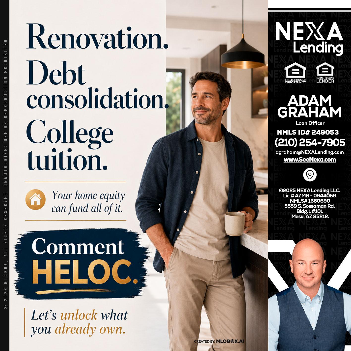 RENOVATION DEBT - Adam Graham -Mortgage Loan Advisor