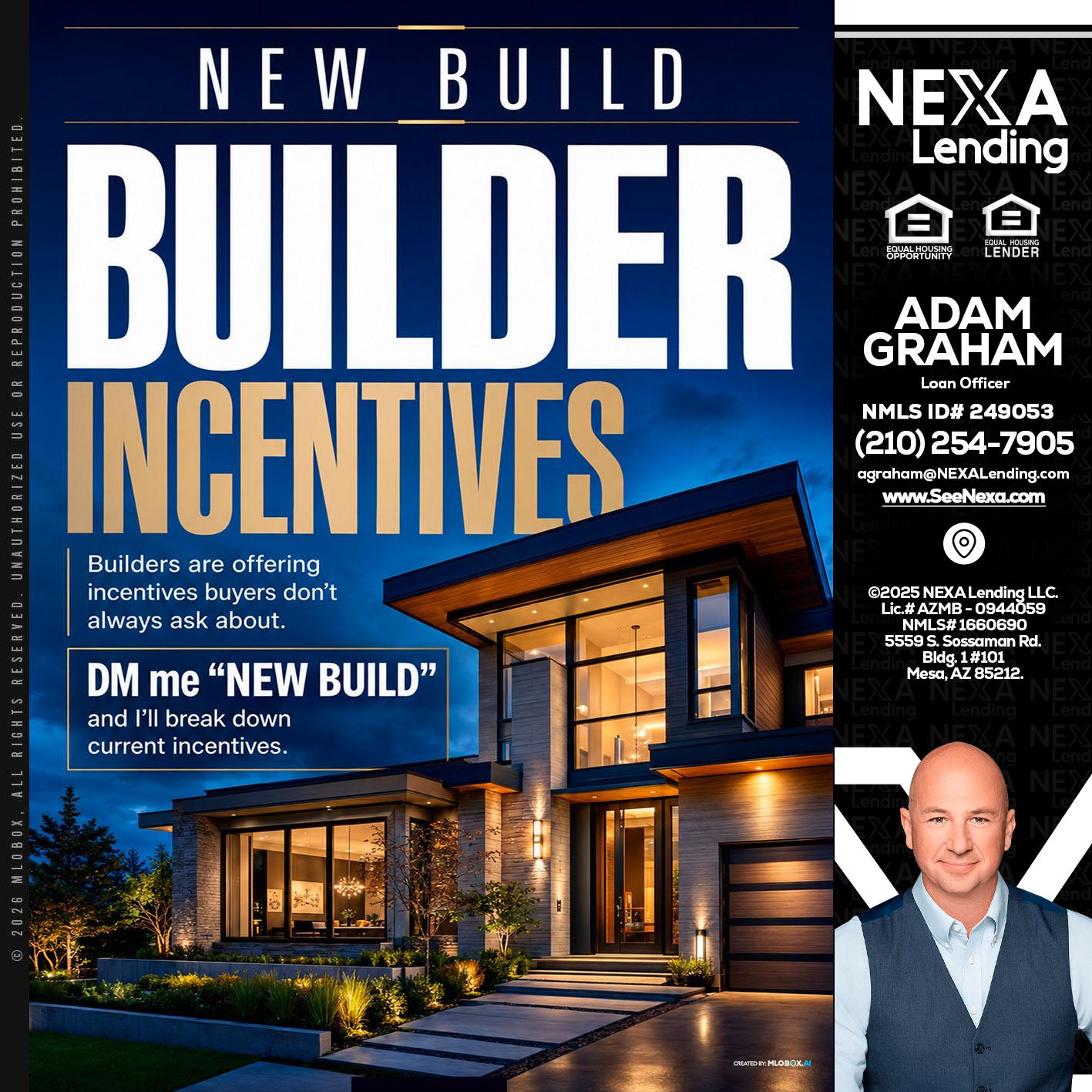 NEW BUILDER - Adam Graham -Mortgage Loan Advisor