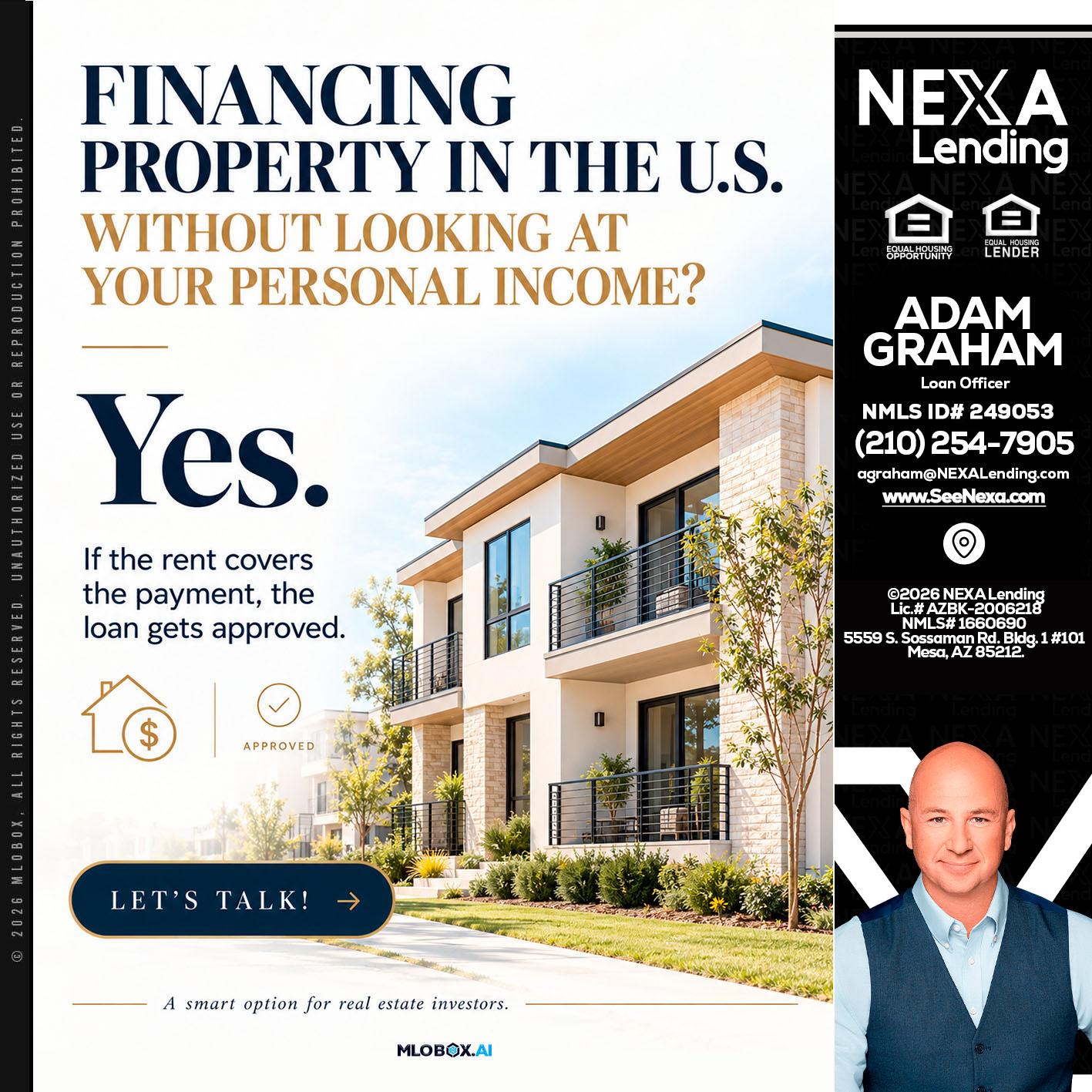 FINANCING - Adam Graham -Mortgage Loan Advisor