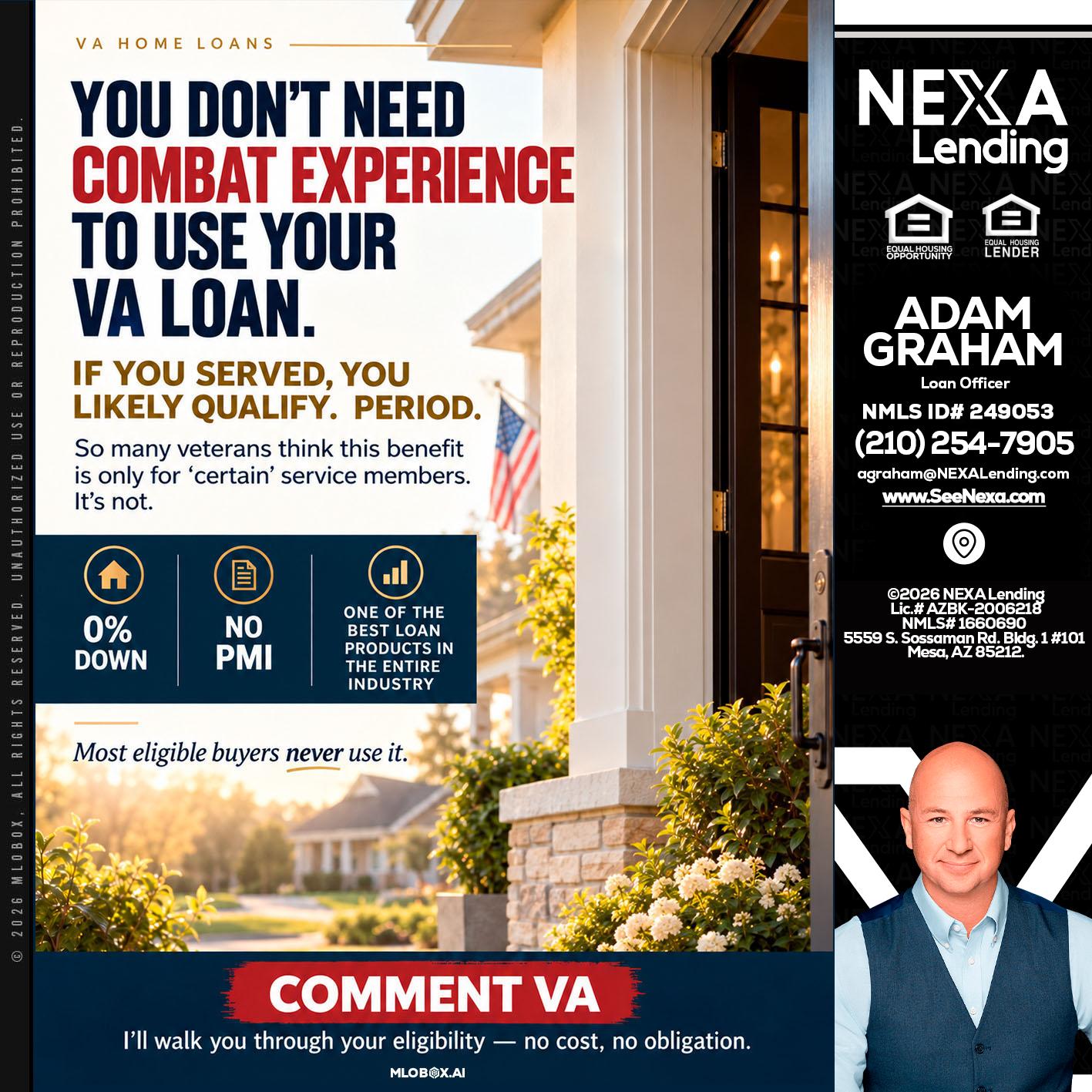 YOU DONT NEED - Adam Graham -Mortgage Loan Advisor